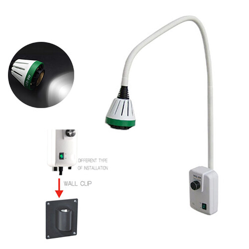 Dental Wall Clip High Brighter 9W LED Cold Light Surgical Exam Lamp KD-2009W-1