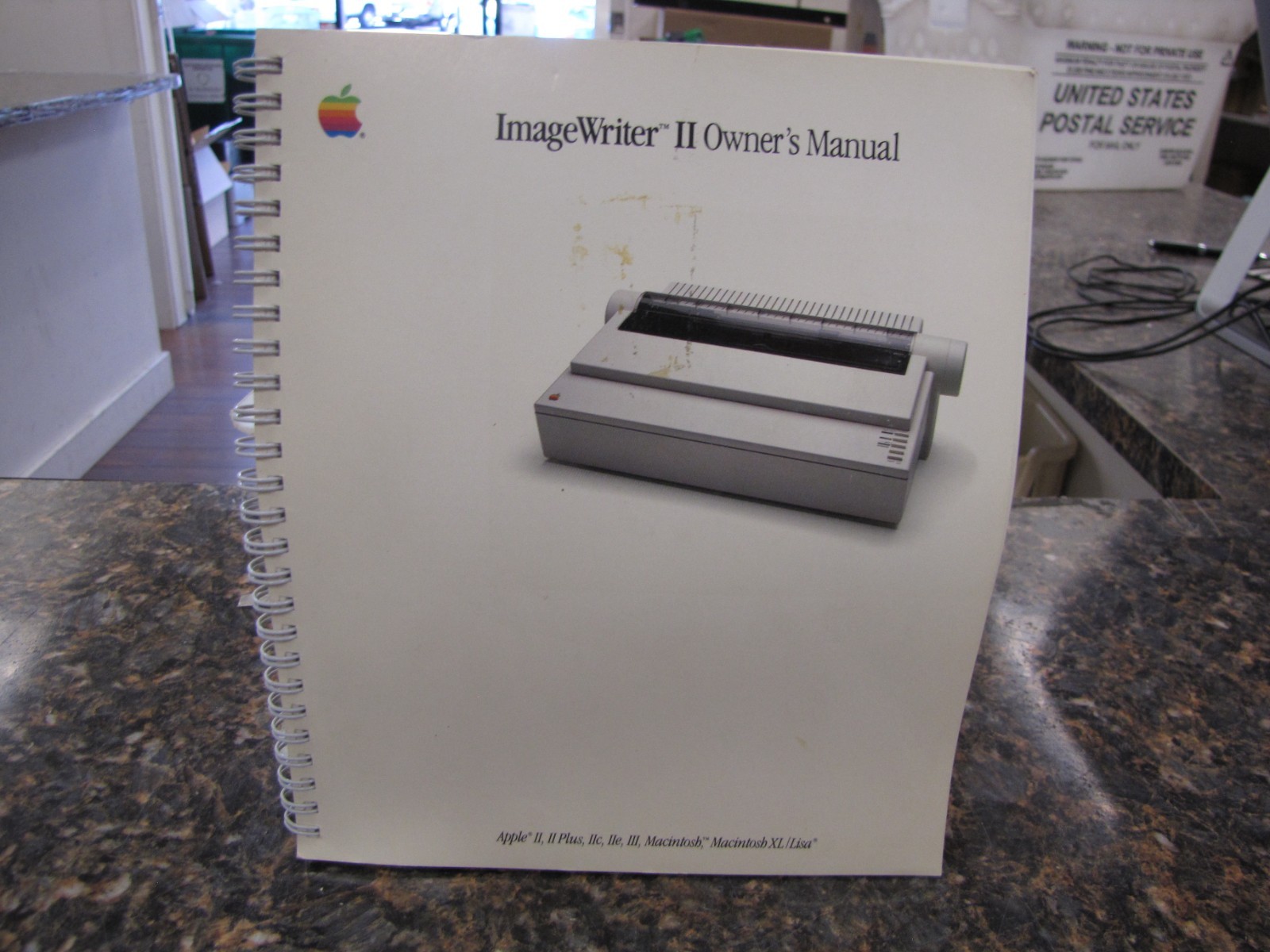 Vintage 1985 Apple Macintosh IMAGEWRITER II Users Guide - Book - Manual