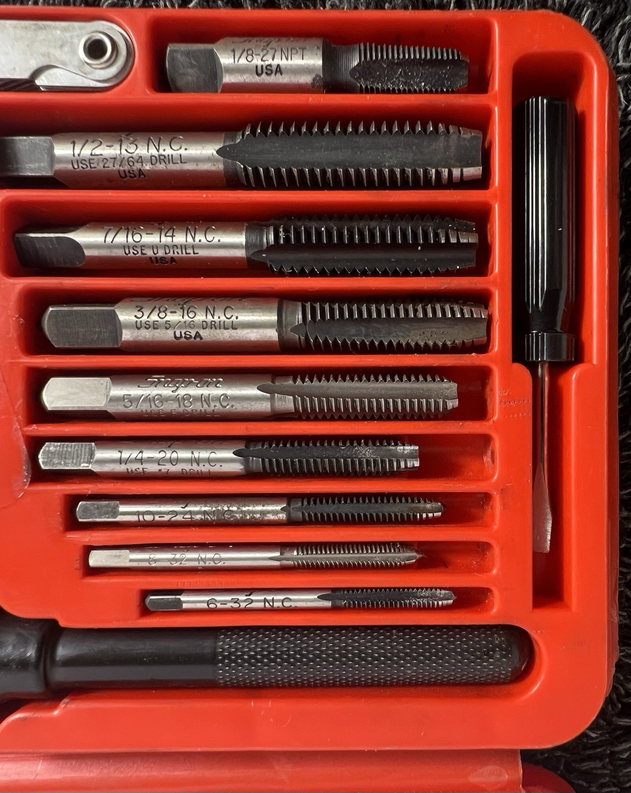 Snap-on 41pc TD24-25 Tap & Dye Set *Complete*