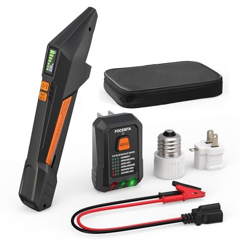 Circuit Breaker Finder and GFCI Outlet Tester - Digital Receiver with Color