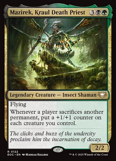 Mazirek, Kraul Death Priest 122 R Normal EOC MTG NM