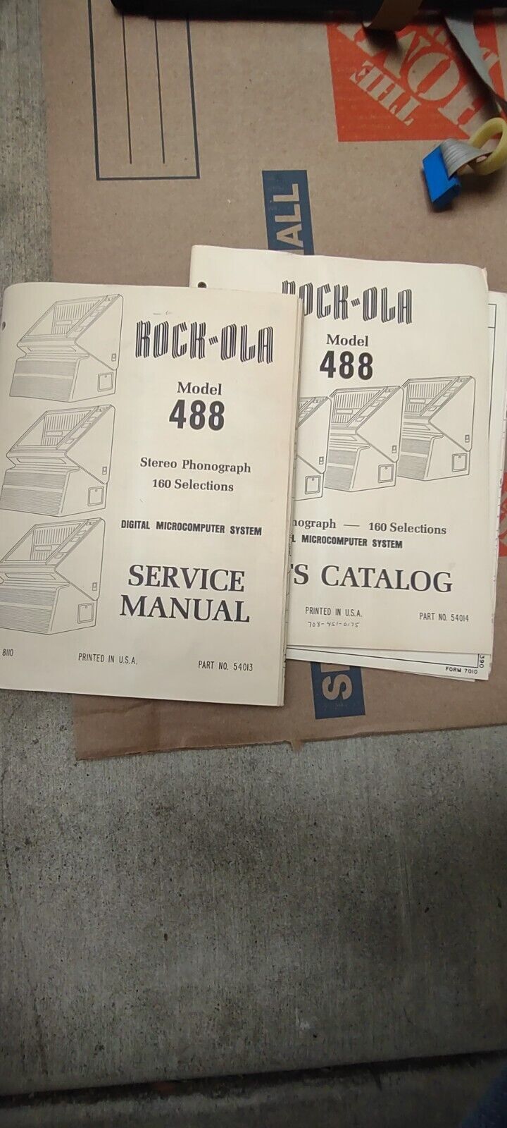 rockola 448 jukebox arcade manuals #1