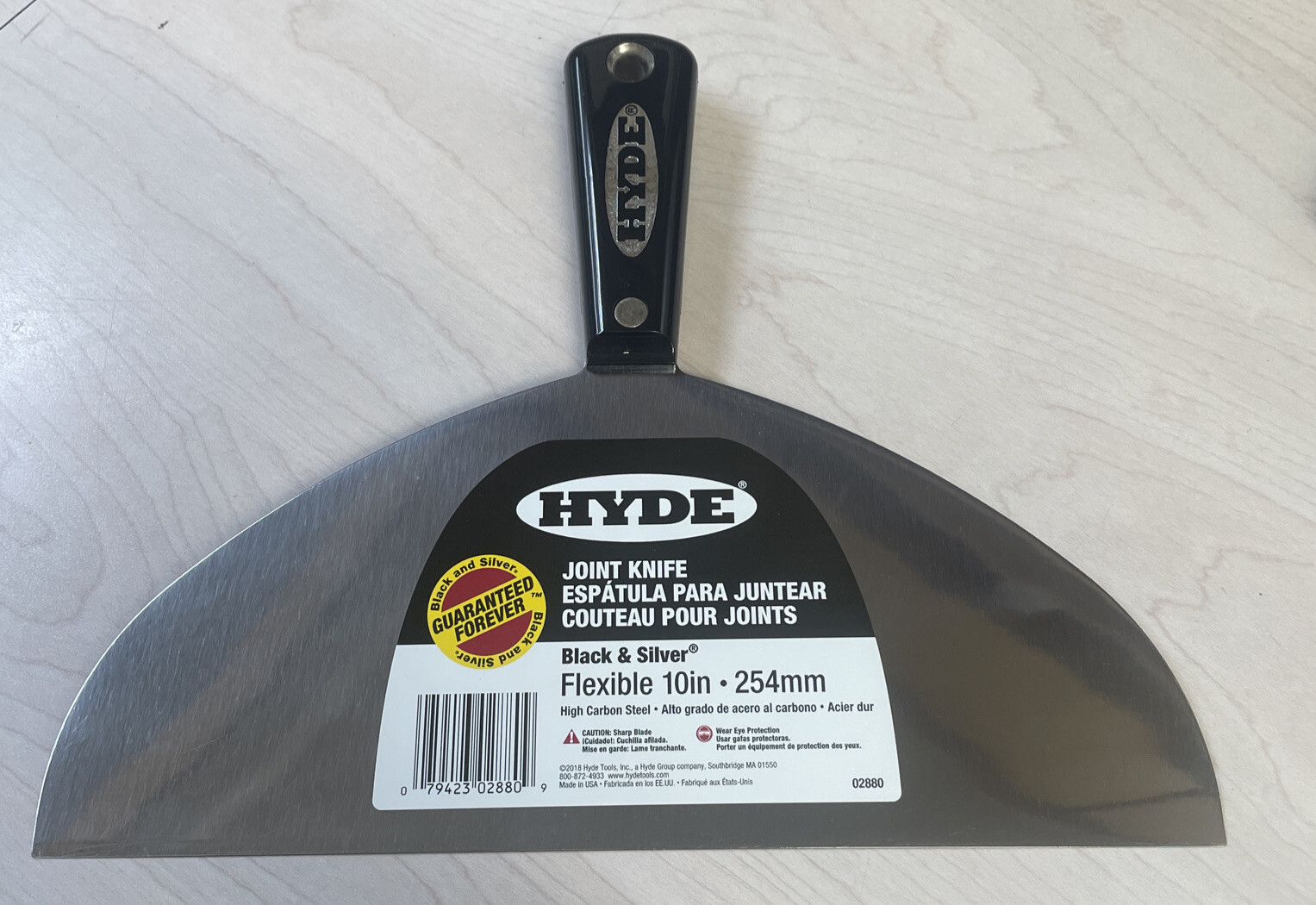 Hyde 10" Joint Knife Paint Scraper Flexible Carbon Steel