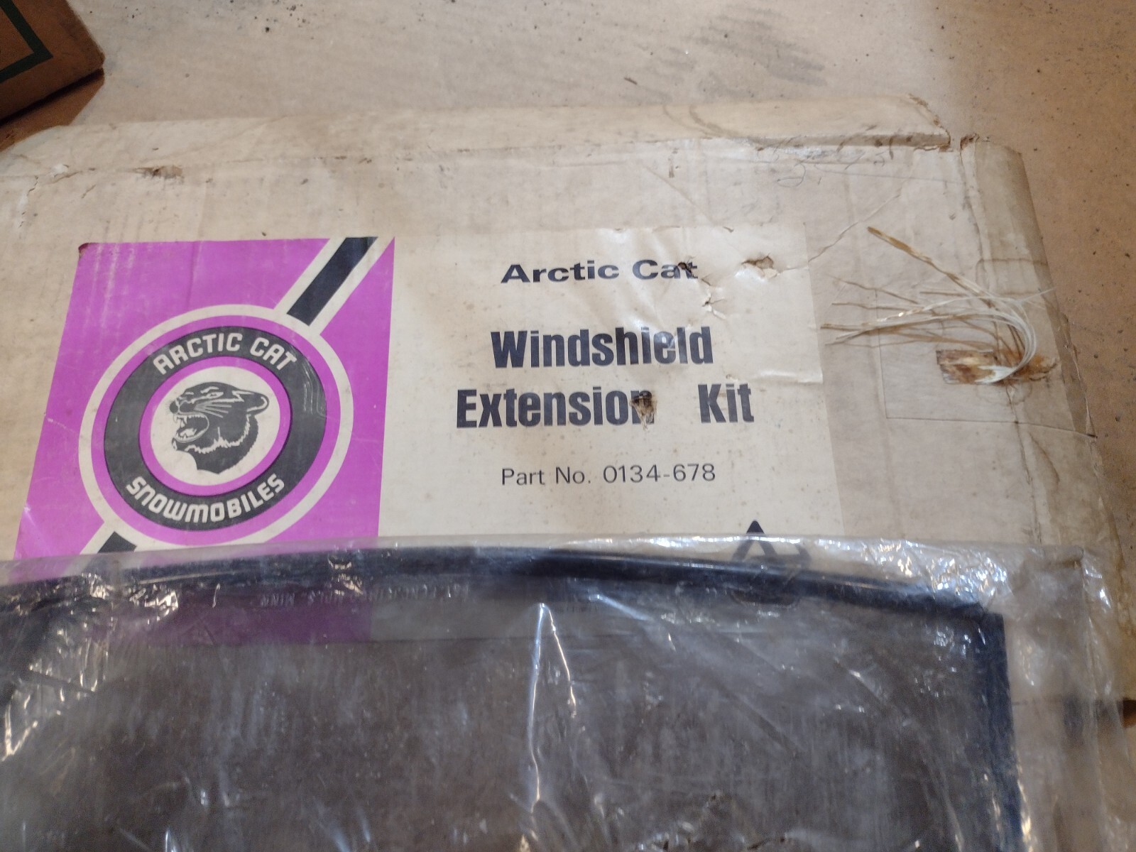 Arctic cat windshield extension 0134-678