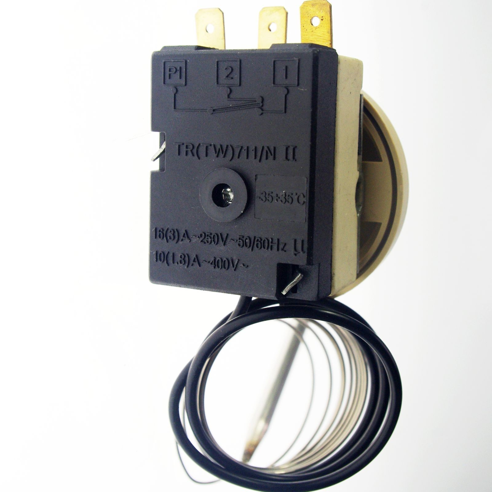 220V 16A Thermostat Knob Refrigerator Temperature Switch Controller Probe