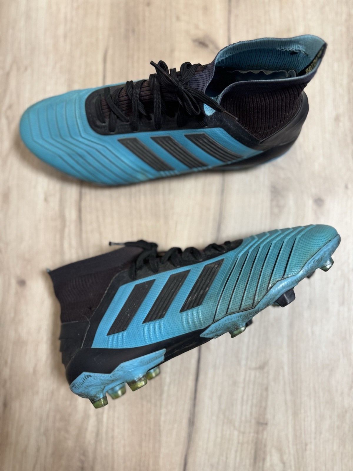 Adidas Predator 19.1 FG F35606 Elit blue boots Cleats mens Football/SoccersUS9,5