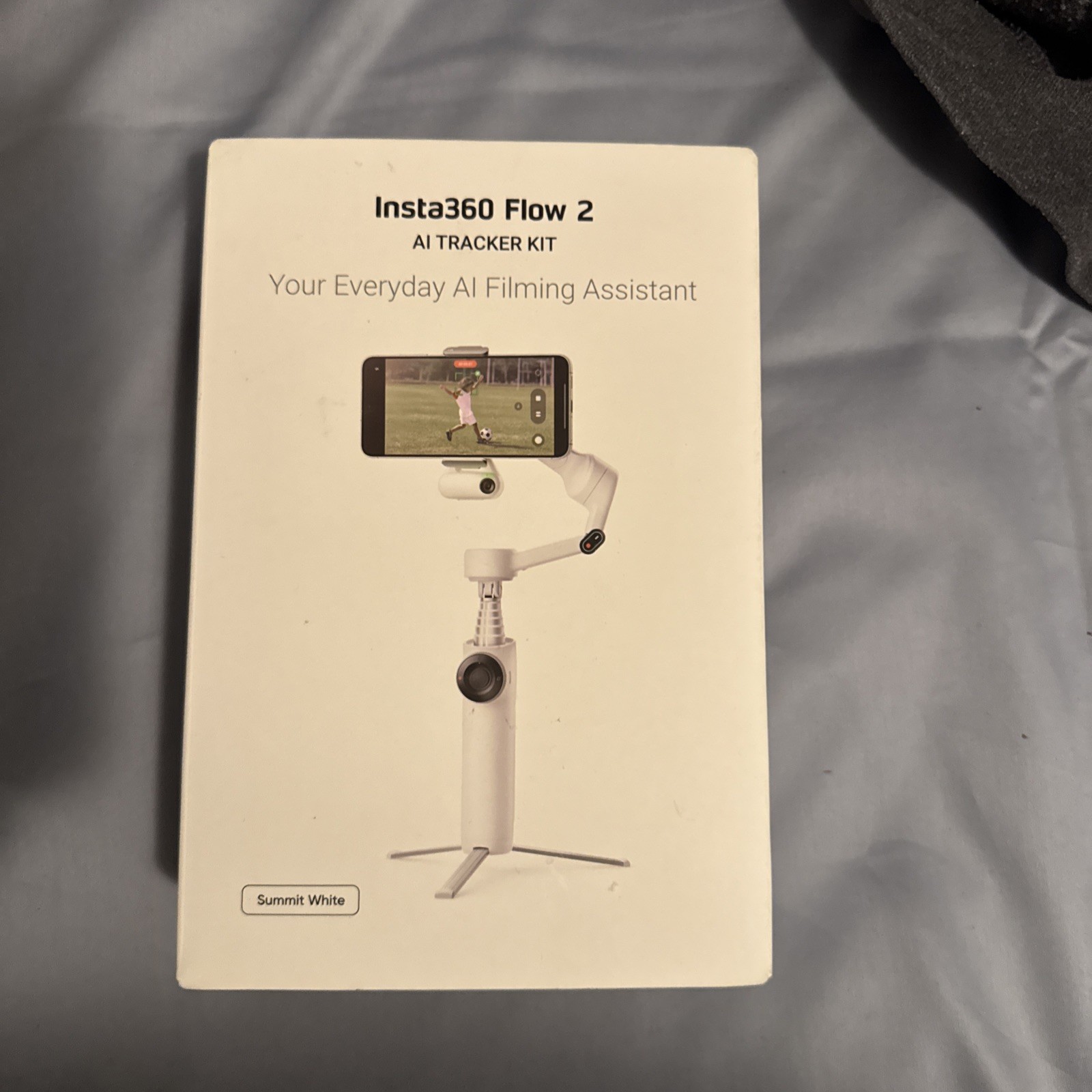 Insta360 Flow 2 Pro 3-Axis AI-Powered Gimbal-Stone Gray-AI Tracker