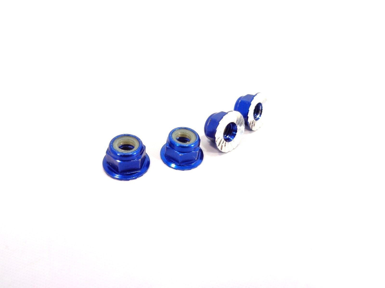 NEW TRAXXAS SLASH PLATINUM EDITION BLUE ALUMINUM WHEEL NUT SET 2wd 4wd RUSTLER