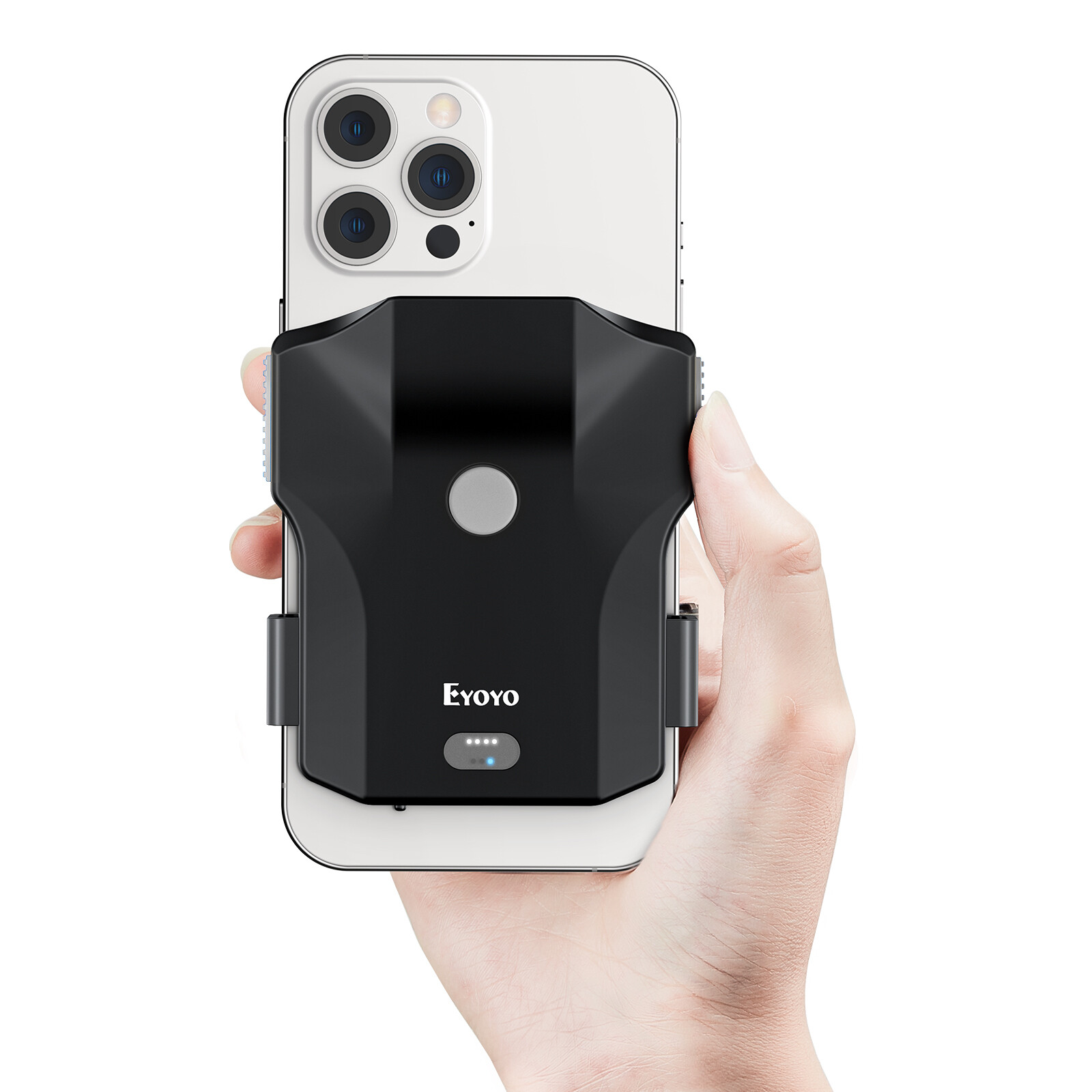 Eyoyo Bluetooth QR Code Scanner 1D 2D Wireless Back Clip UPC PC Barcode Reader