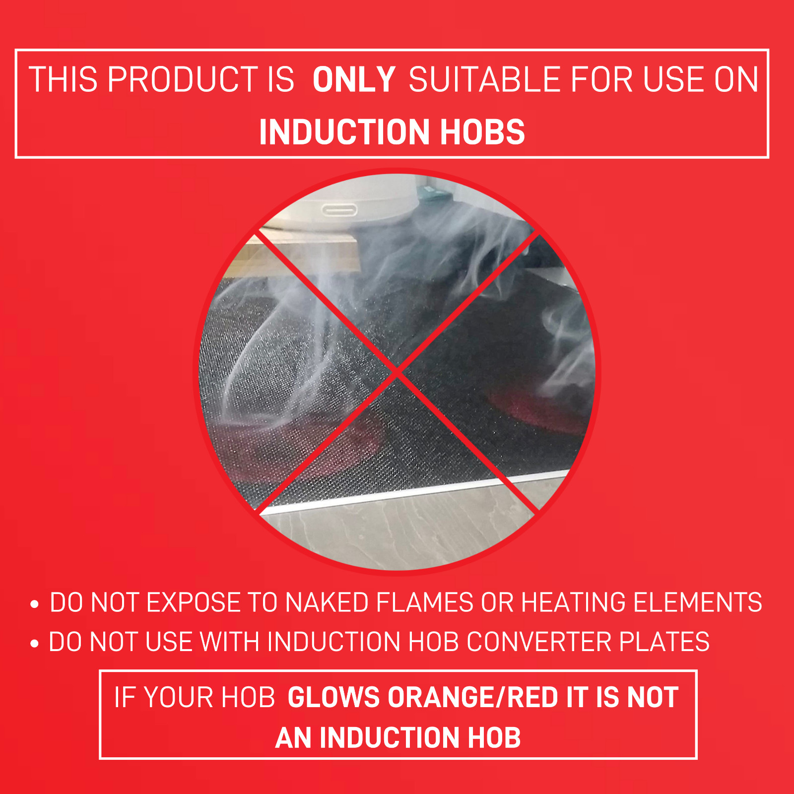 Bake-O-Glide® Induction Hob Protector Silicone Mesh