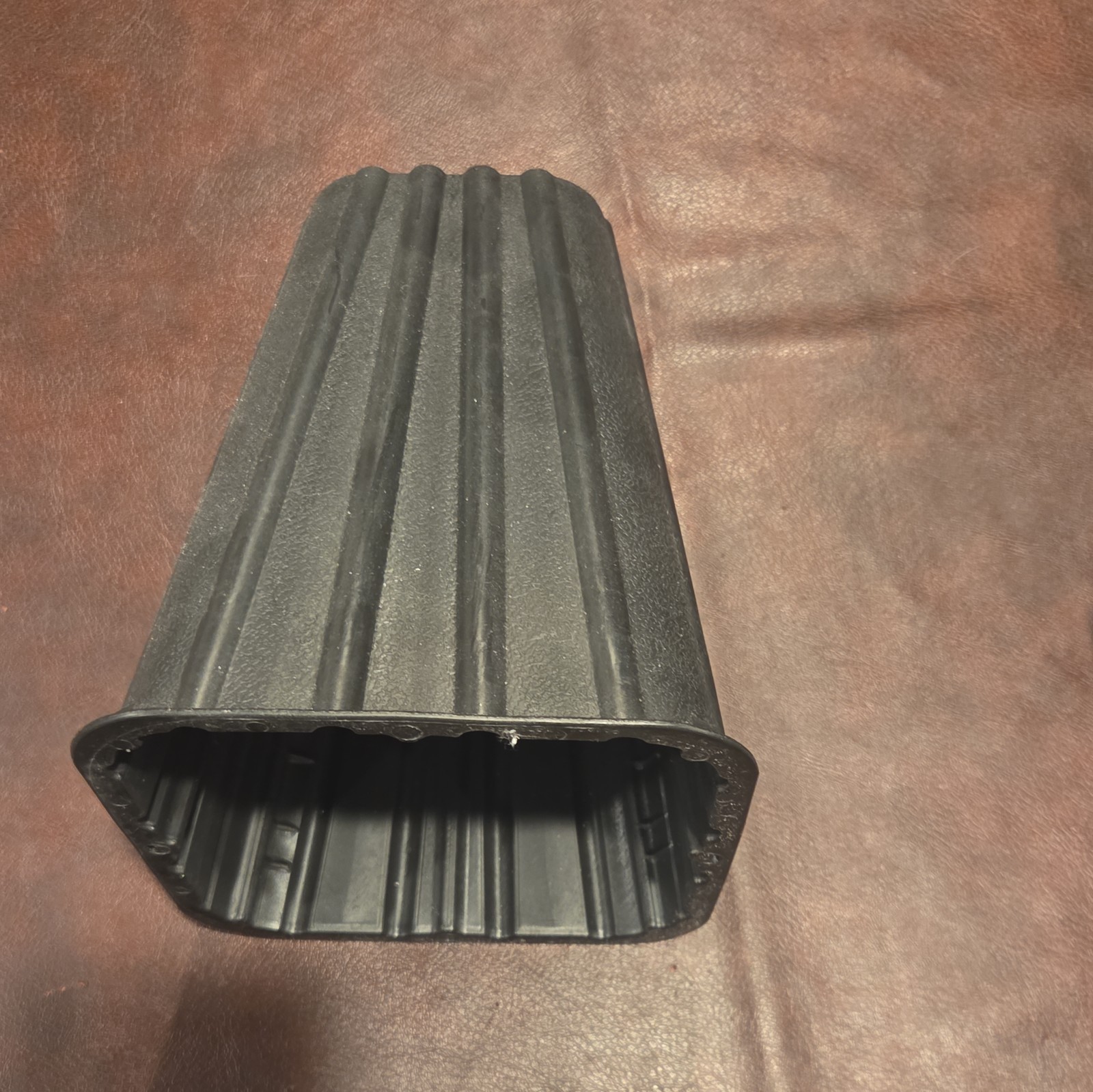 6 inch Plastic Bed Risers with Wheel Caster Stabilizer, Black