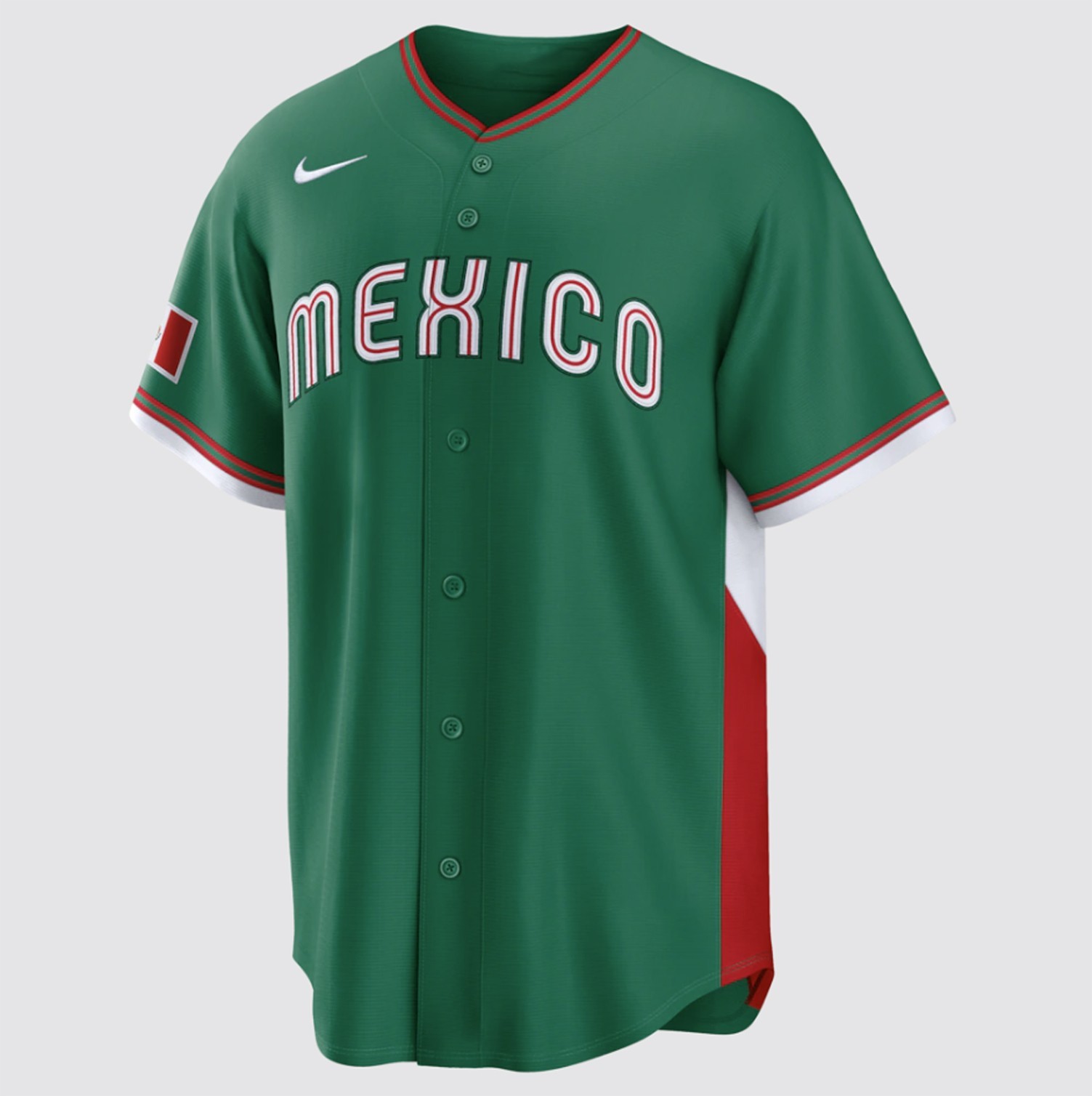 Men's Mexico Baseball Randy Arozarena Green 2026 World Baseball Classic Stitch!!