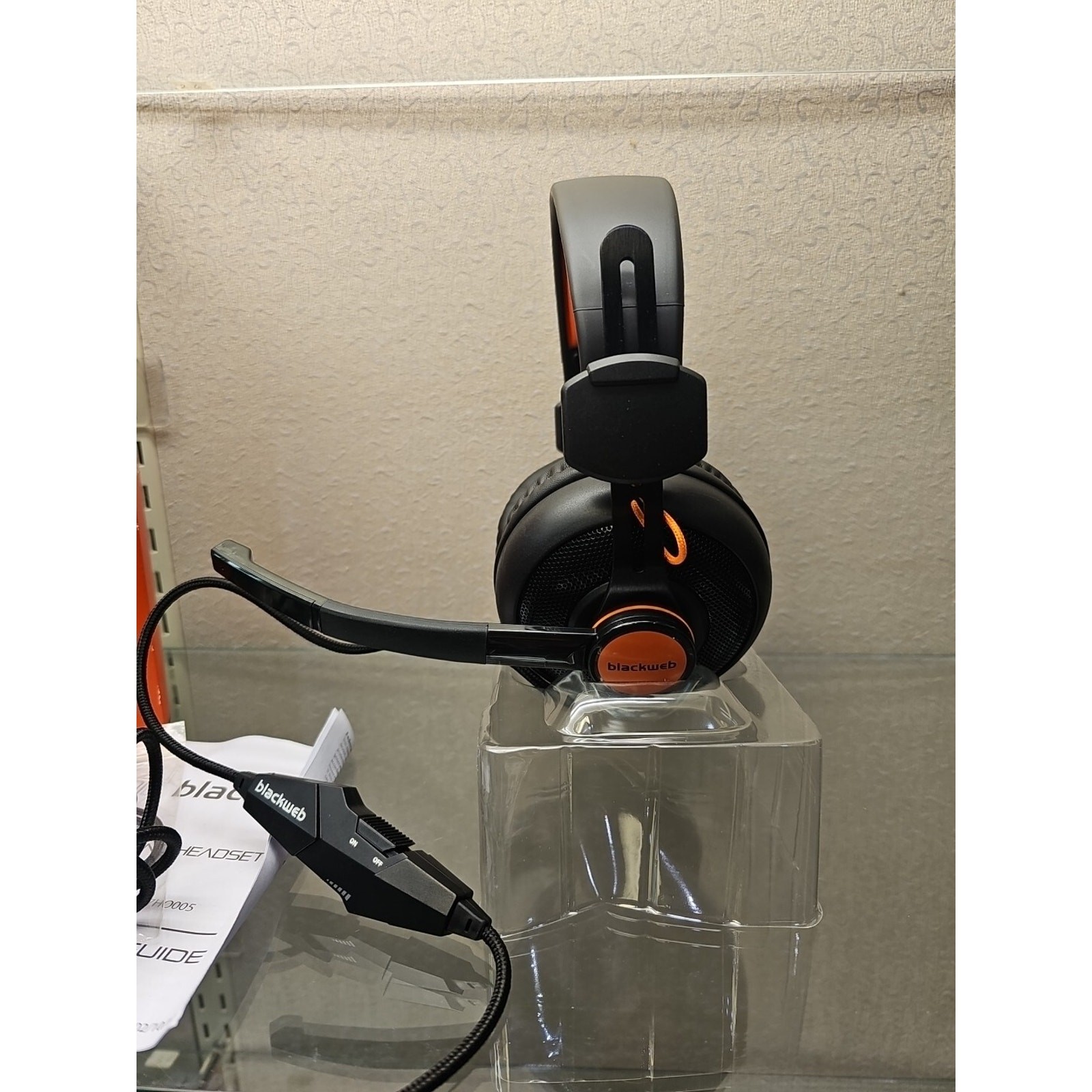 Blackweb Stereo Gaming Headset Wired 3.5mm Any System *OPEN BOX NEW*