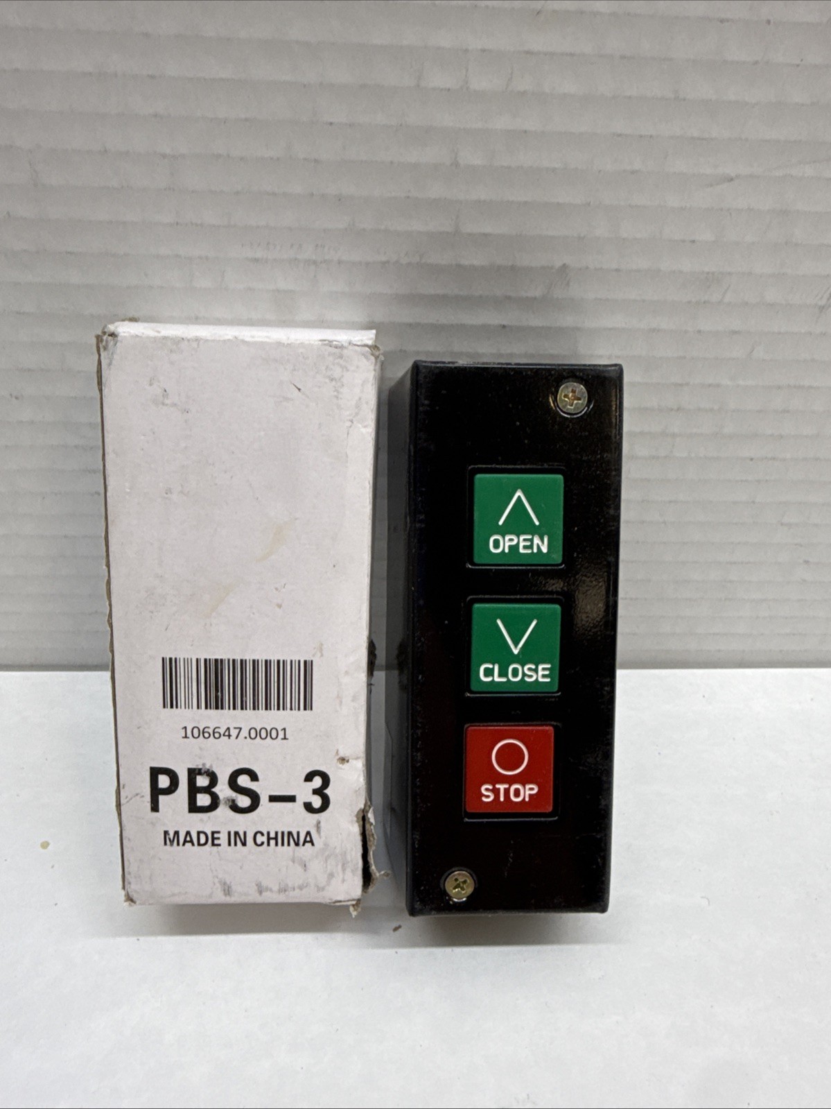 MMTC PBS-3 NEMA 1 Three Button Interior Surface Mount Control Station Contact