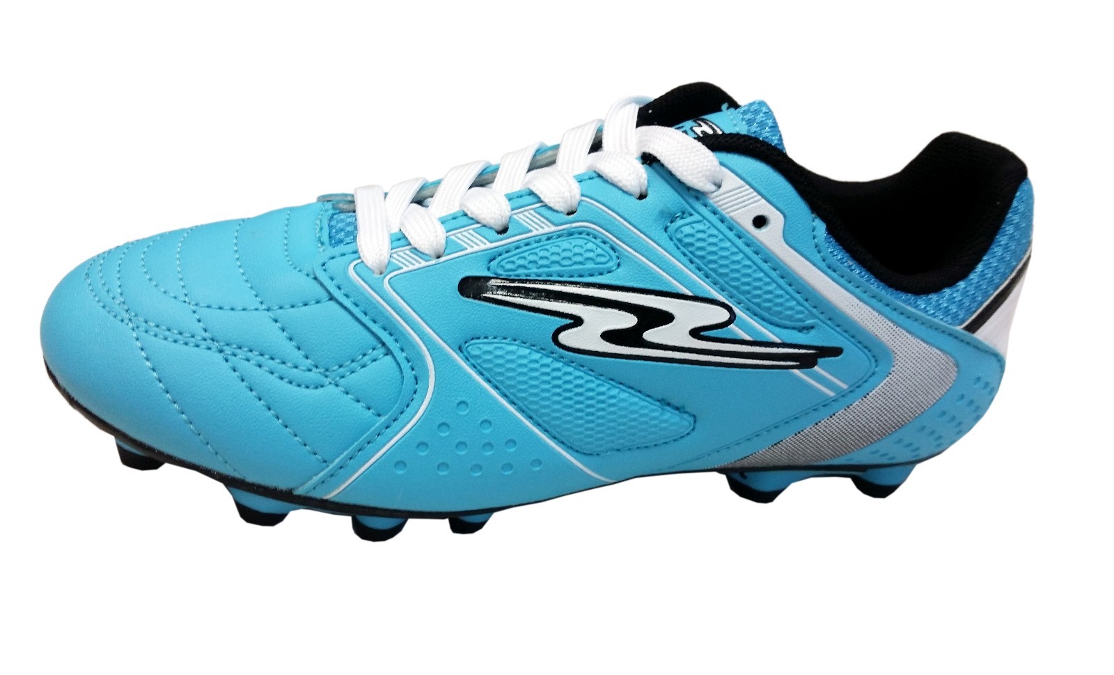 Arza Furios Firm Ground Soccer Shoes  Sky Blue/White For Boy(Youth Sizes)