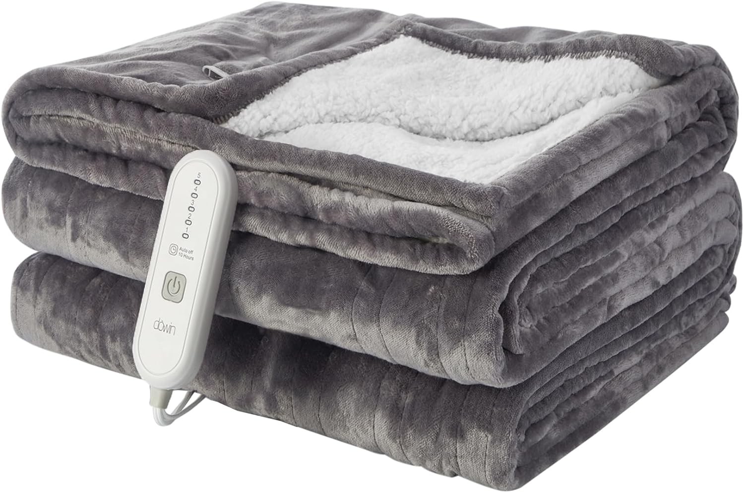 50x60 Heated Blanket Electric Throw Soft Fleece Flannel Heating Warming Blanket
