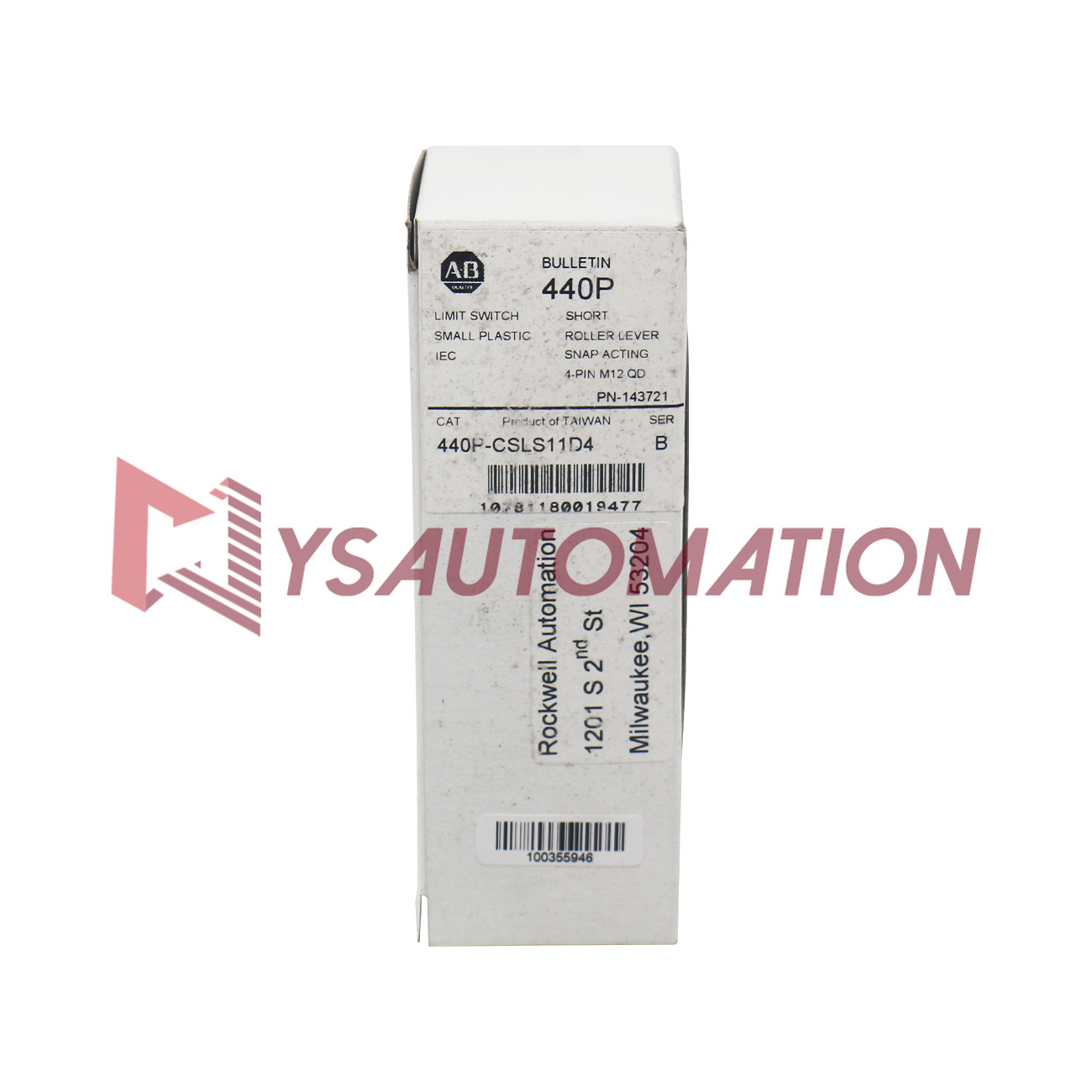 Genuine Sealed 440P-CSLS11D4 Allen-Bradley 22mm Small Plastic IEC Bulletin 440P