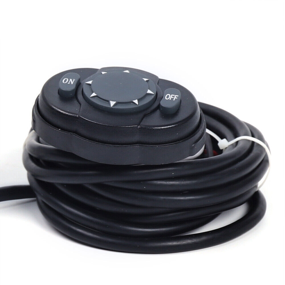 100W Boat Search Light Remote Control Marine Spotlight 360 Rotate 2500LM 12V