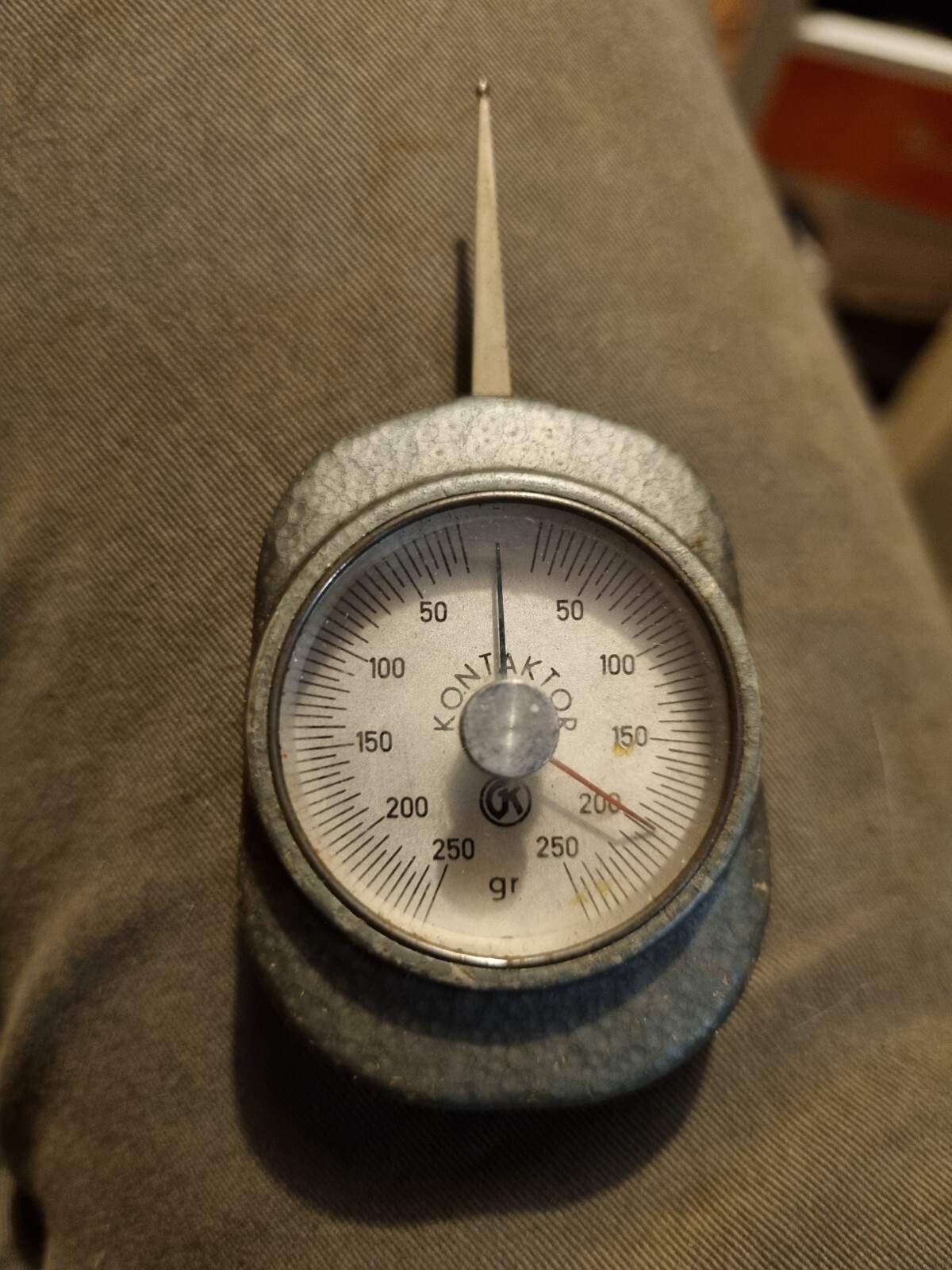 Vintage Tekkal Milano Kontaktor Voltage and Compression Meter