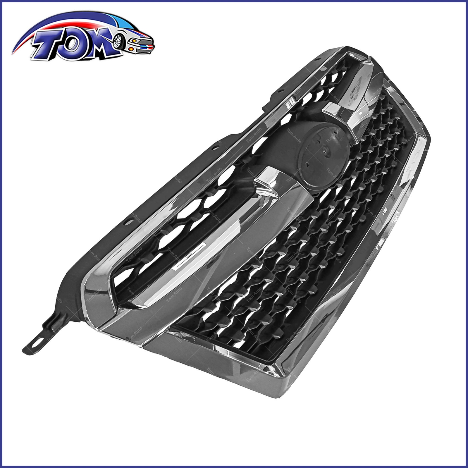 Grille Textured Black Shell and Insert Assembly For 2013-2014 Subaru Legacy