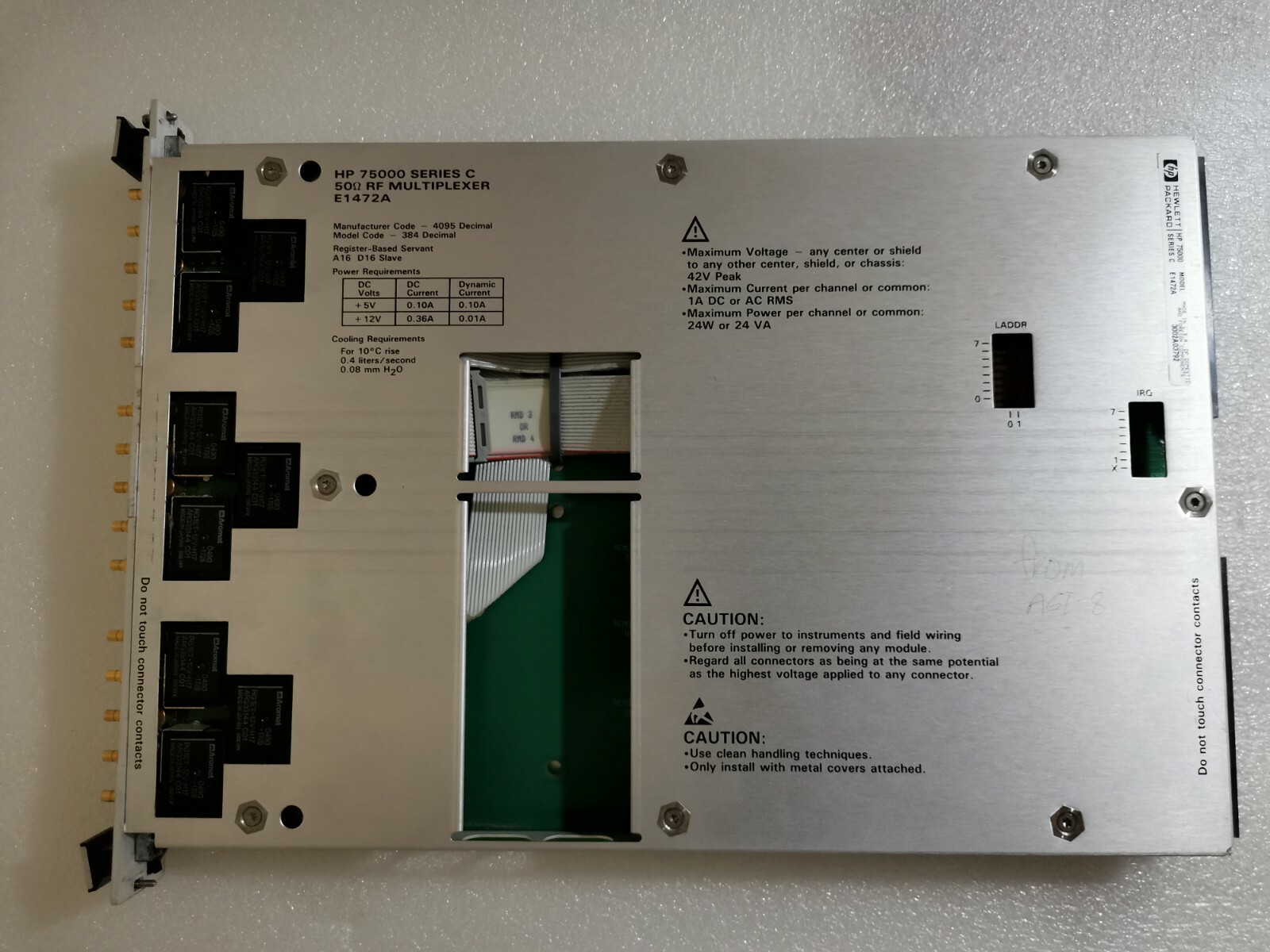 HP E1472A RF Multiplexer Module