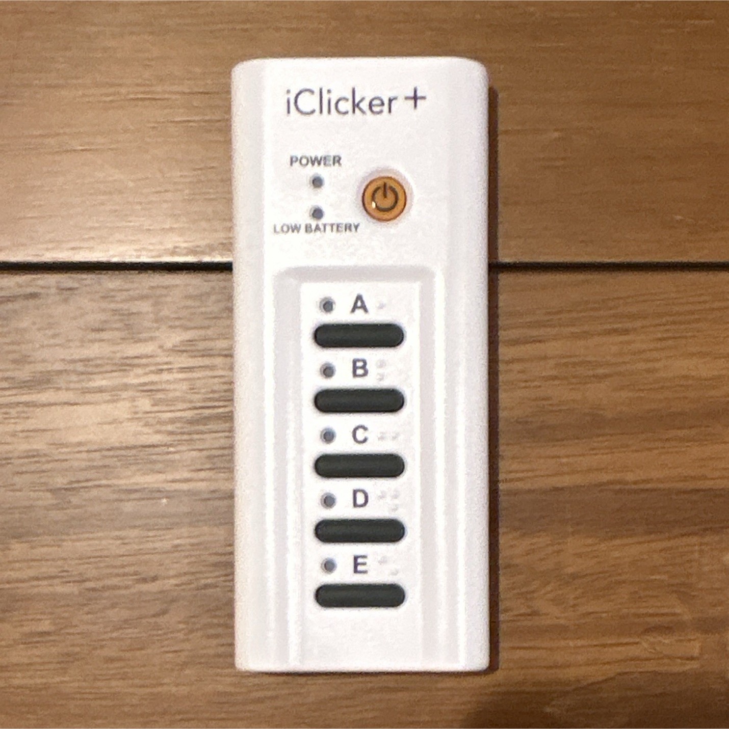 iClicker iClicker+ RLR15 Wireless Remote Control Clicker, White