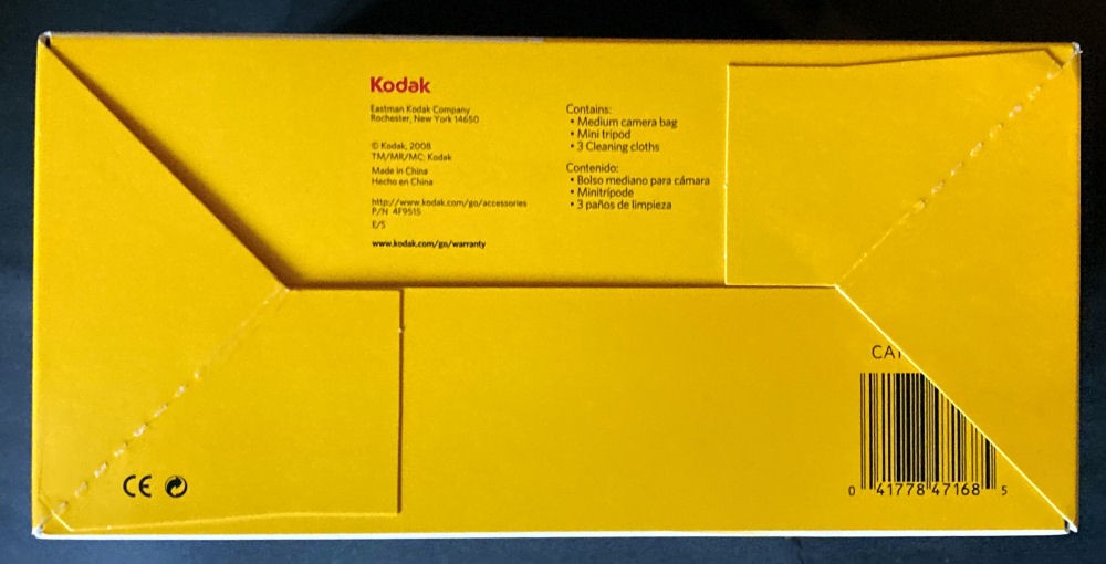 NEW sealed Kodak Setup Accessory Kit Carrying Camera Case w/Strap Mini Tripod