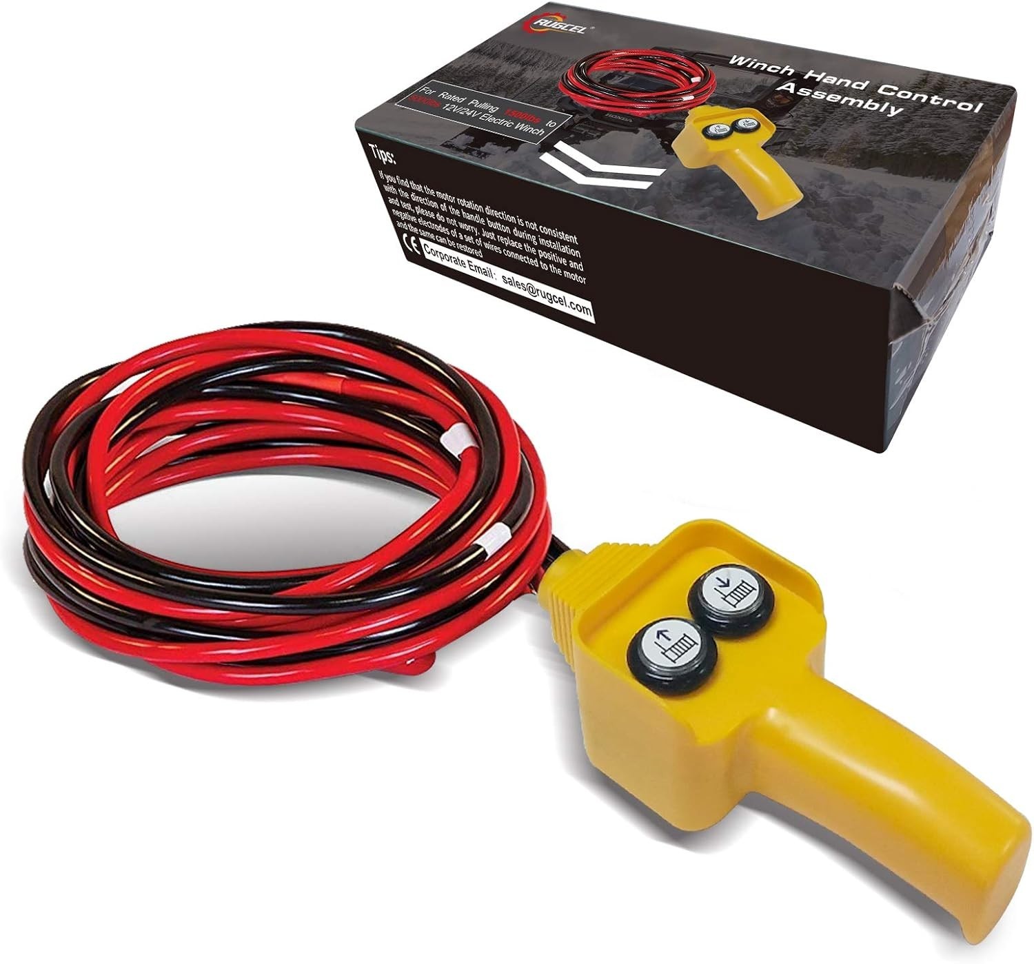 Winch Hand Control Assembly for Rated Pulling 1500lbs to 5000lbs 12V Electric...