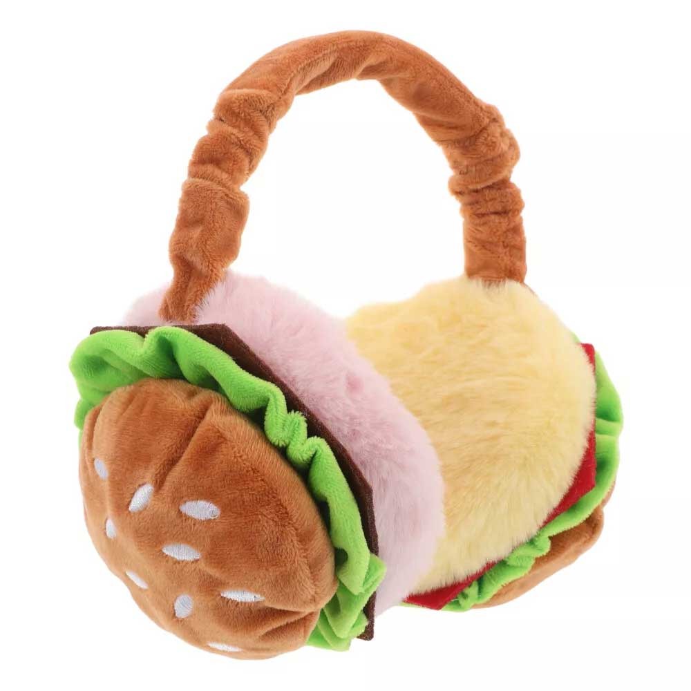Funny Hamburger Ear Muffs Piggy Bank Adult Novelty Coin Bank Warmer