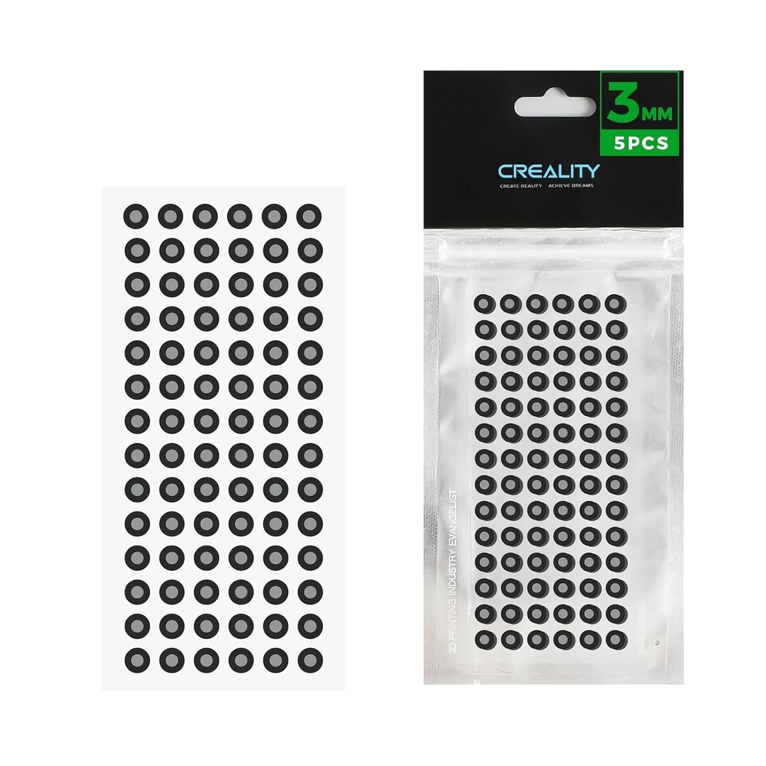 Official 3D Scanning Dots - 3.0mm Tracking Reference Points, 5 Sheets 420 Dots