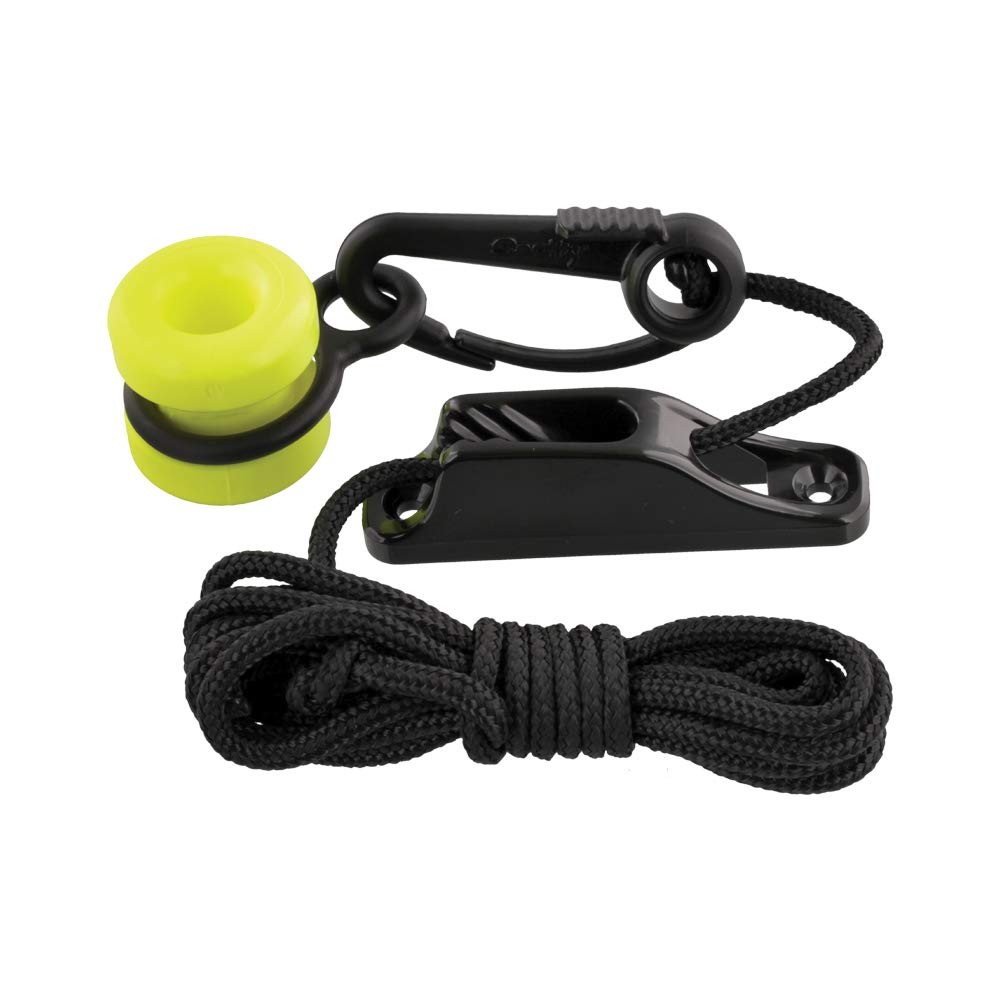 3025 Downrigger Weight Retriever W/ Snap Fairlead Cleat  78inches Of Cord Blac