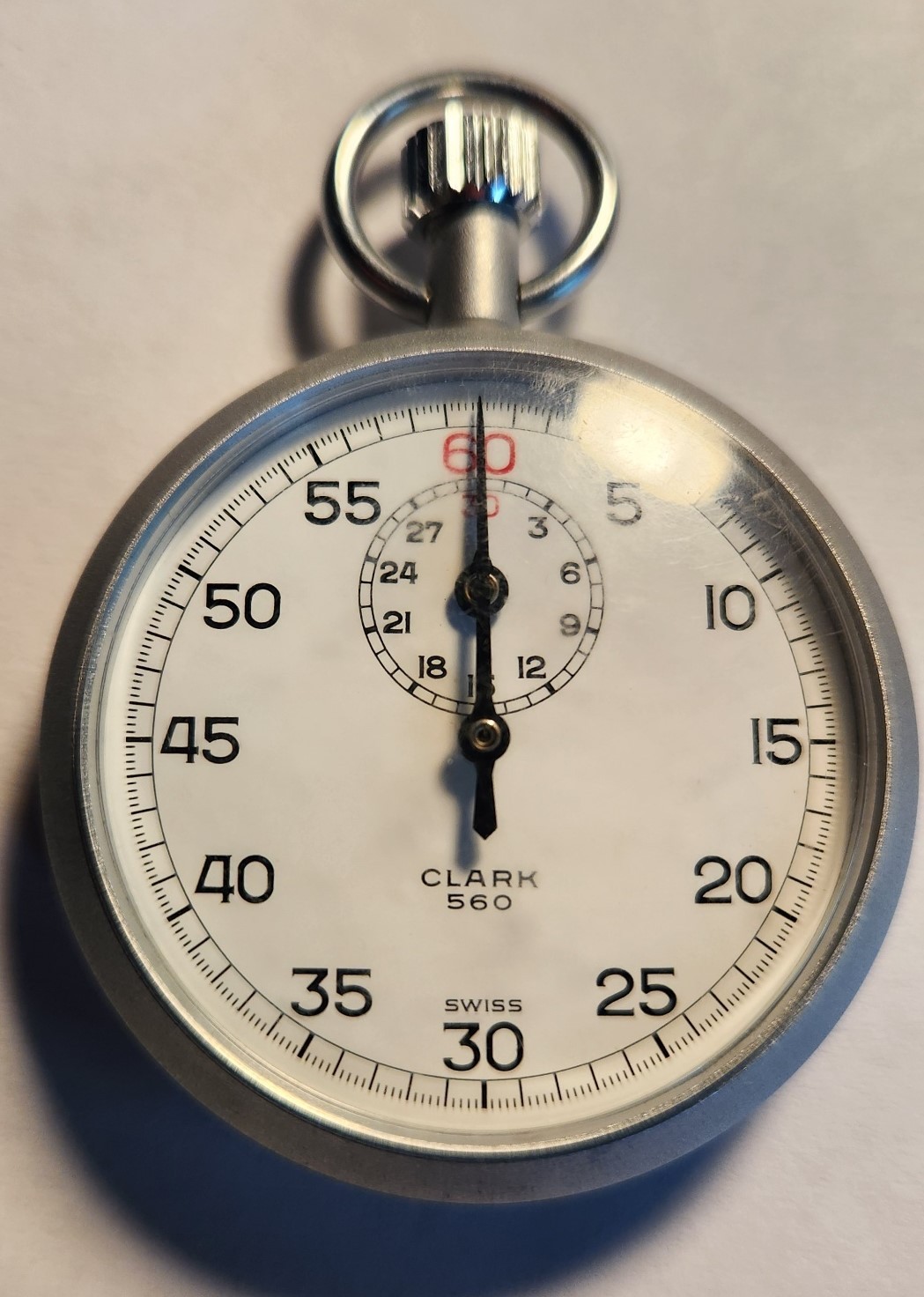 Vintage Clark Swiss Stopwatch - Beautiful!