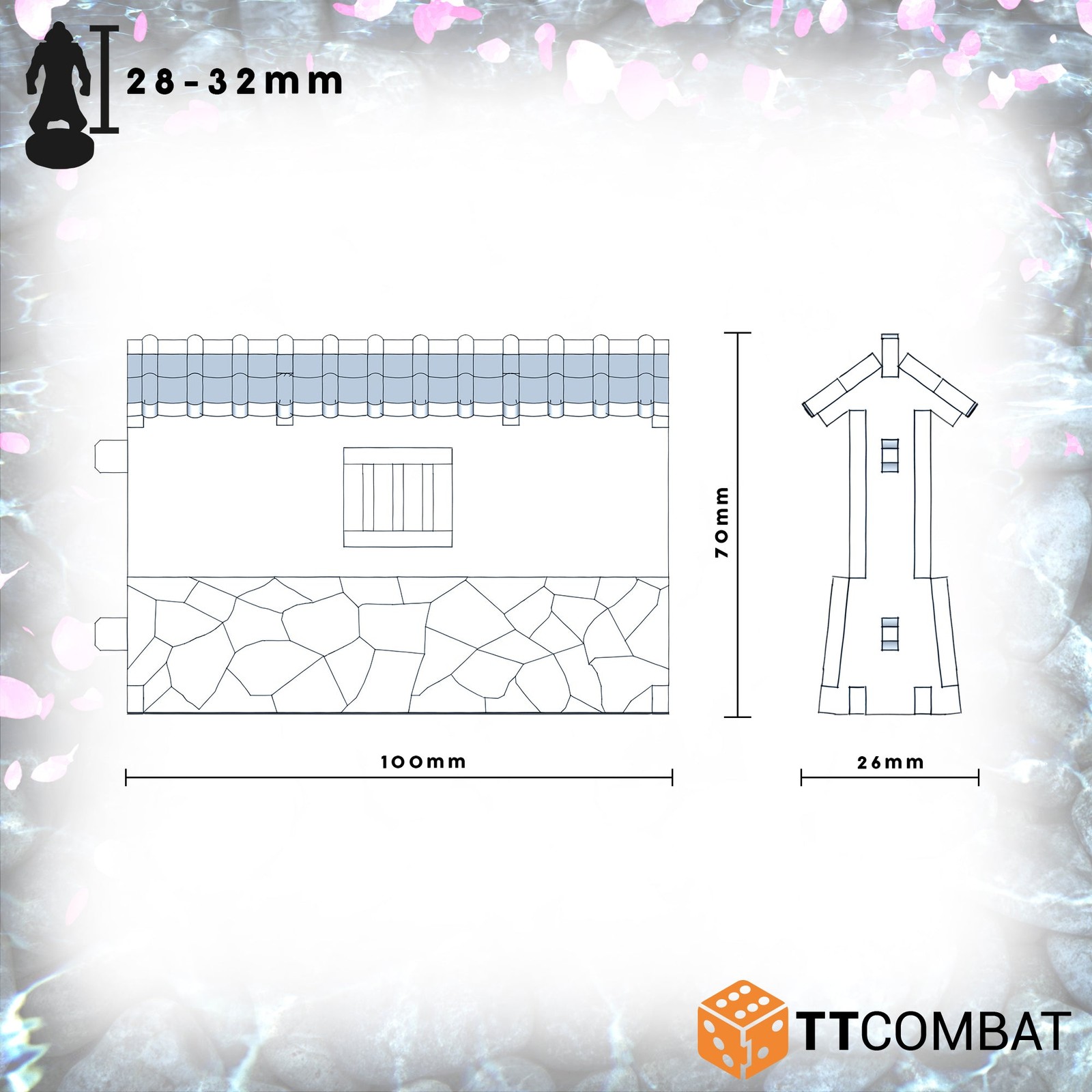 TTCombat BNIB Toshi: Courtyard Walls
