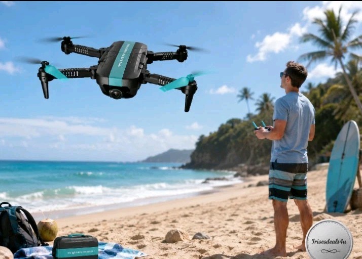 Sharper Image Folding Pocket Video Drone Quad