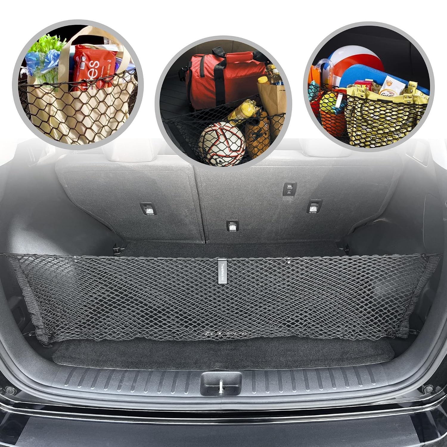 Hyundai Tucson Cargo Net Trunk Organizer Storage Solution for 2015 2016 2017