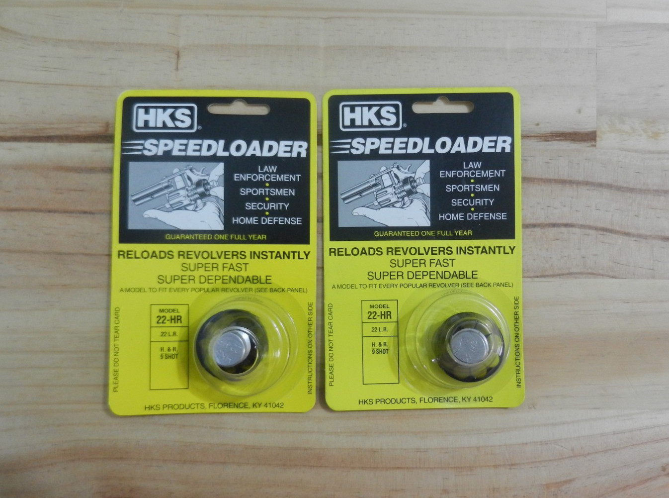 HKS Speedloader;  NEW;  22-HR;  9-Shot;  22 LR;  2 Pack;  Fast & Dependable