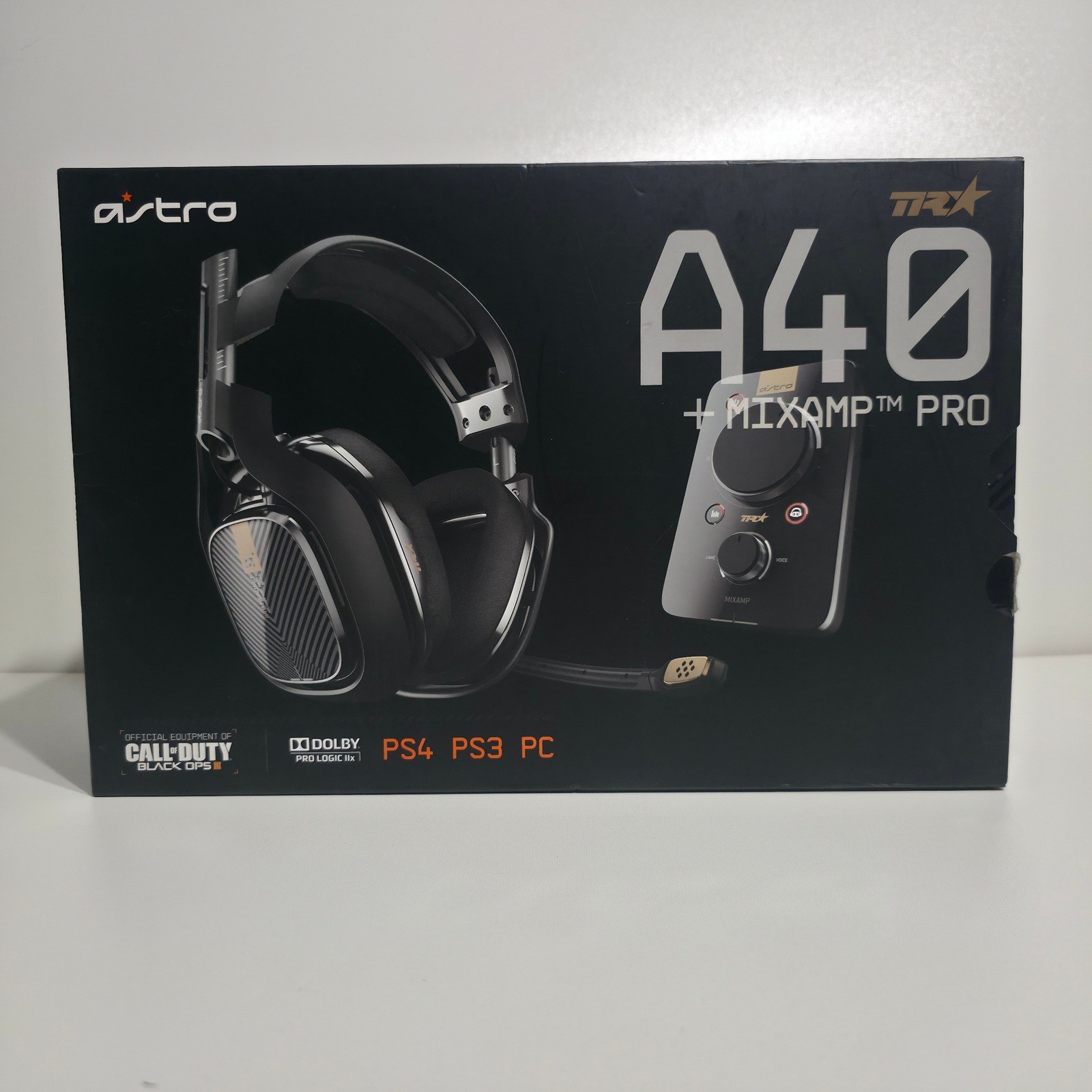 Astro A40 TR Gaming Headset MixAmp Pro PS4 PS3 PC Black MA3P03 3AS4T-AGU9N-506