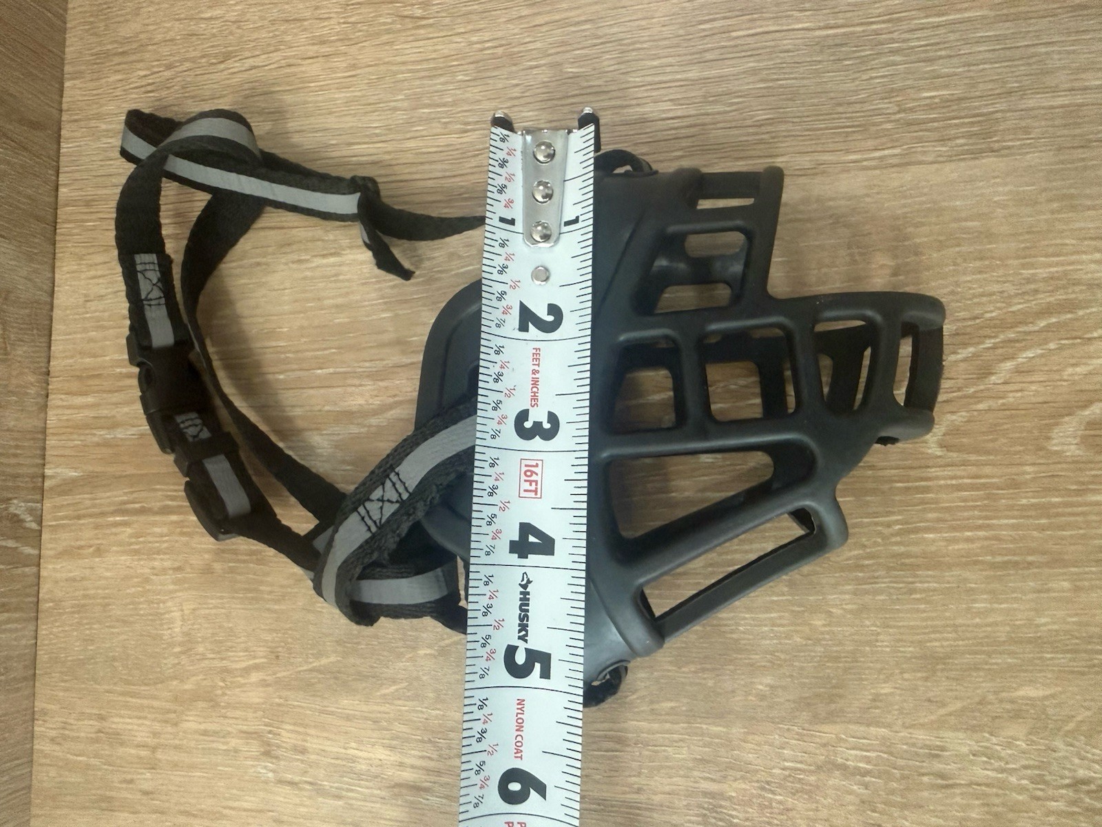 Dog Muzzle Basket Size 3 Large Breed Breathable Adjustable Black NEW