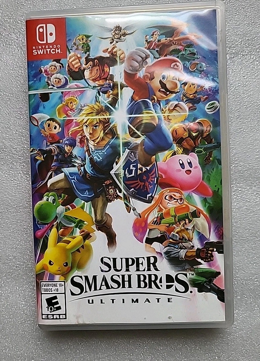 Authentic Replacement Case Box *Case Only* for Super Smash Bros Ultimate