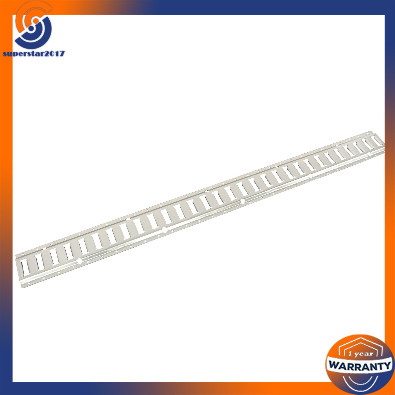 28PCS E-Track Kit 4x 5' Rails 8x Caps Straps O Rings Galvanized Silver