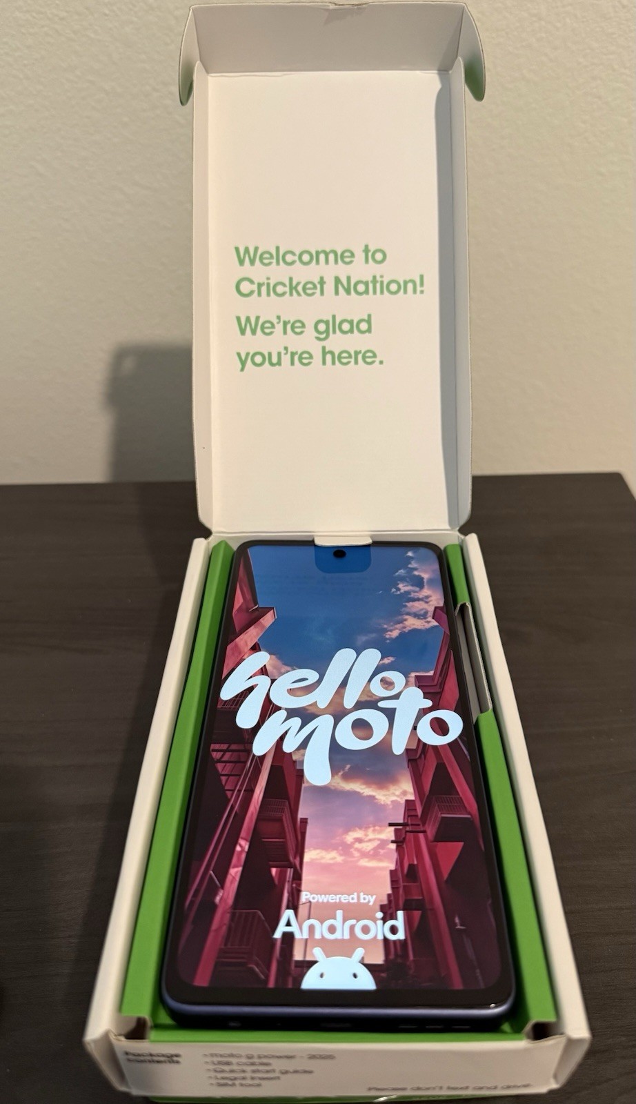 Moto G Power 2025 – 128GB – Cricket Wireless (Locked) – Open Box – Clean IMEI