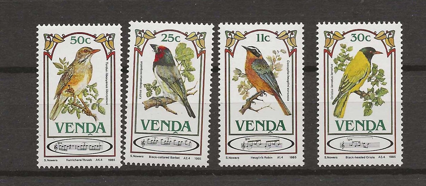 Venda 1985 birds  MNH  (b074)