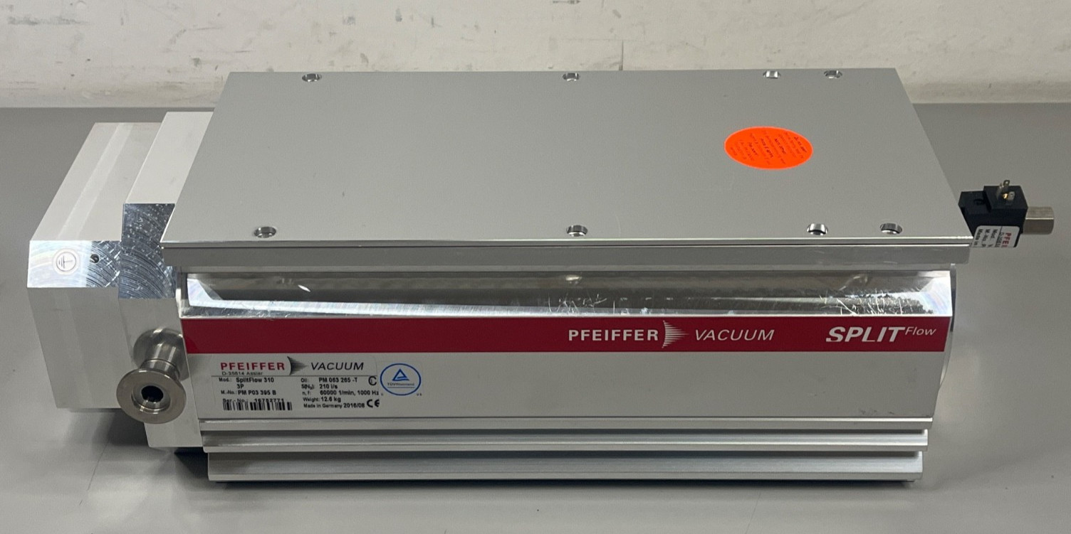 Pfeiffer Vacuum SplitFlow 310 3P Turbomolecular Pump | PM P03 395 B | TC 120 Con