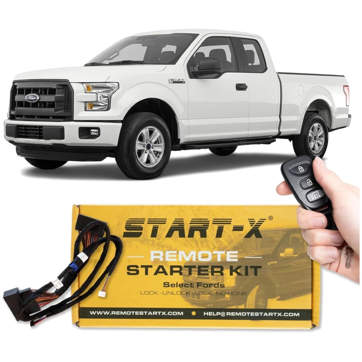 Plug-and-Play Remote Start System for Ford: F-150, Explorer, Bronco Sport & More