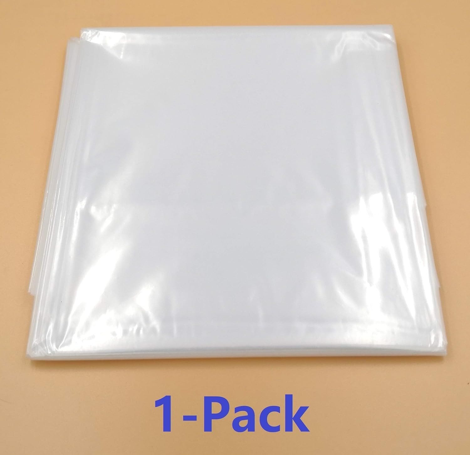 Lightweight Twin/Full Mattress Bag - Clear Polyethylene Storage Solution