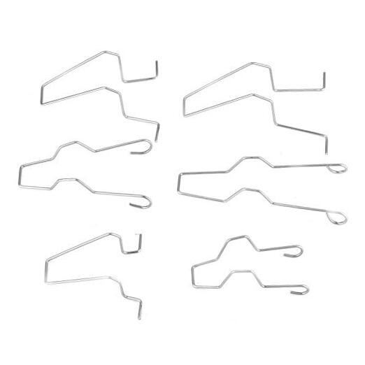 Headlamp Bulb Retaining Spring Clips, 6 Pieces, Compatible with H1 H3 H4 H7,