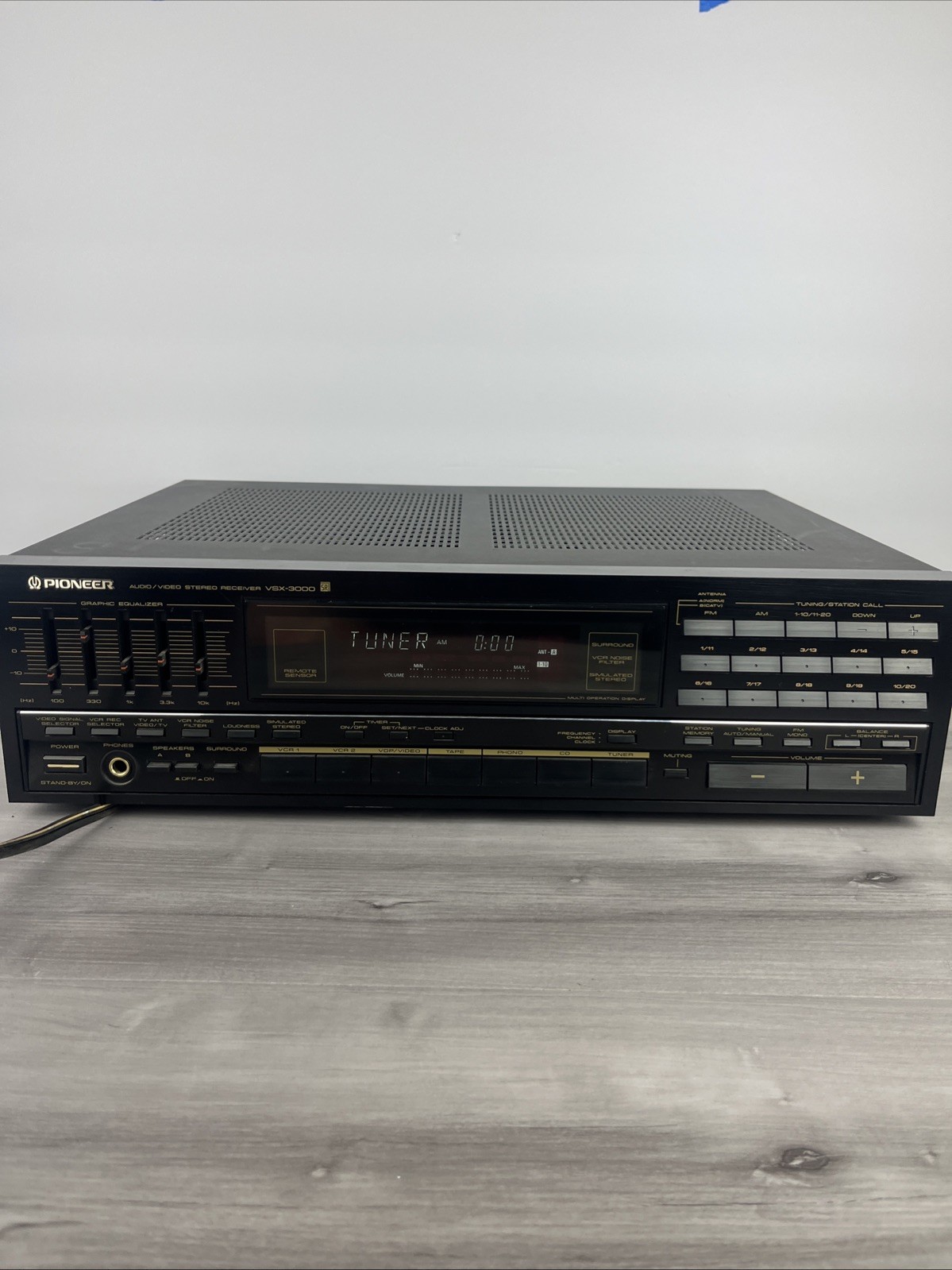 Vintage Pioneer Audio/Video Stereo Receiver VSX-3000 Works Great