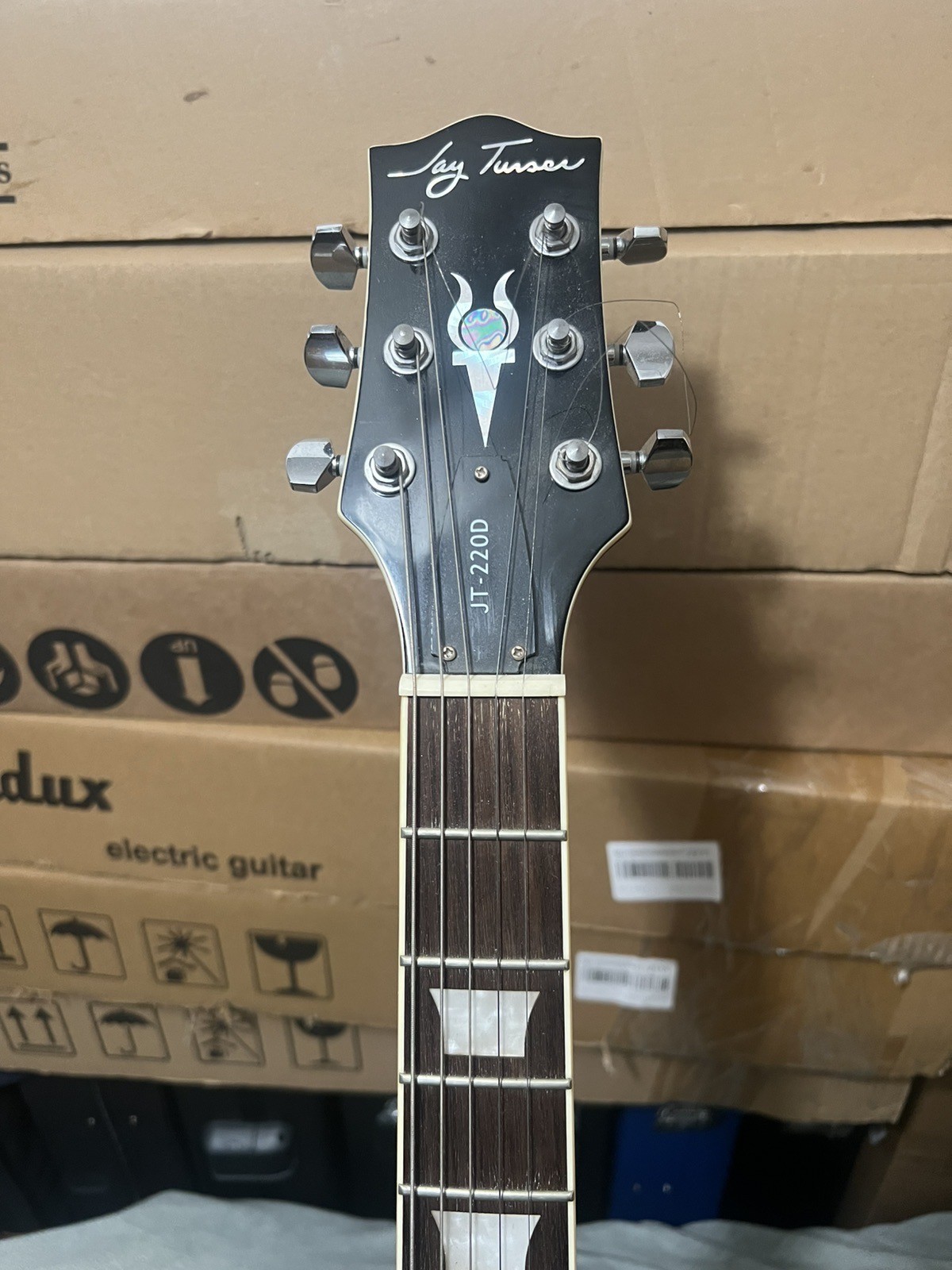Jay Turser JT-220D Red Sunburst Guitar