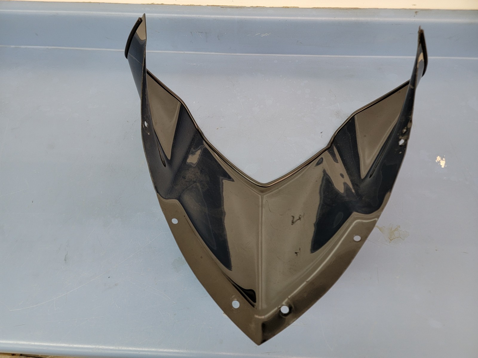 7606-540 Arctic Cat Low Black Windshield @2 OEM