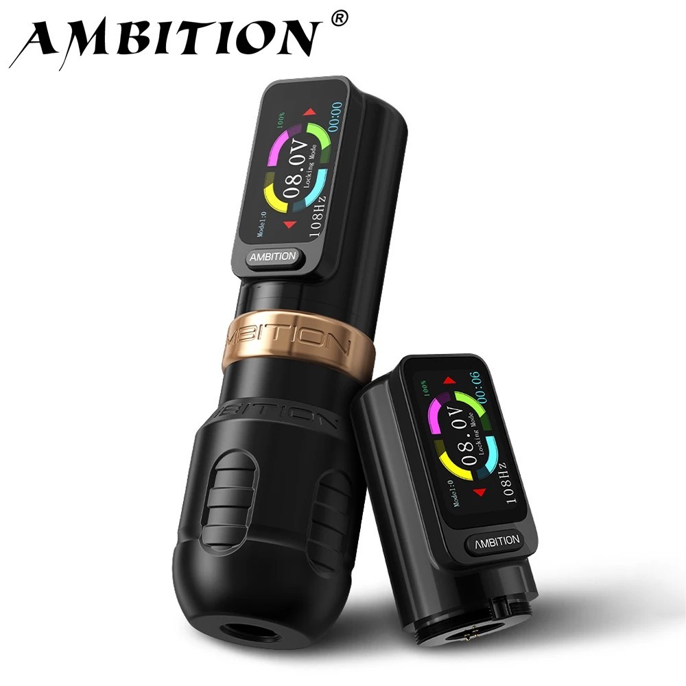 Ambition Torden Max Brushless Motor Wireless Tattoo Machine Battery 2400mAh